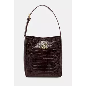 Luisa Spagnoli poșetă de piele culoarea bordo, 542513 imagine