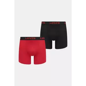 Levi's boxeri 2-pack culoarea roșu, 37149-1197 imagine