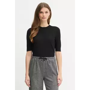 BOSS tricou de lână culoarea negru, 50544996 imagine