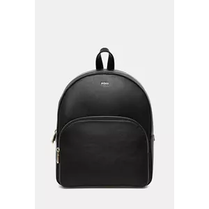 BOSS ghiozdan de piele culoarea negru, mic, uni, 50552169 imagine