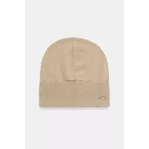 BOSS căciulă de lână culoarea negru, de lână, din țesătură unia, 50524276 imagine