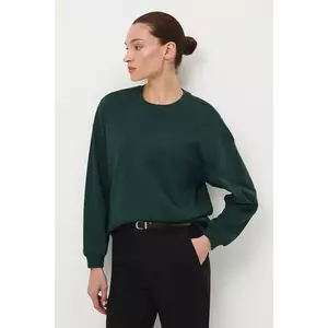 Medicine longsleeve din bumbac culoarea verde imagine