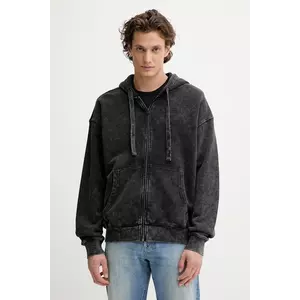 G-Star hanorac de bumbac 0 culoarea negru, cu glugă, uni, D27084.D575 imagine