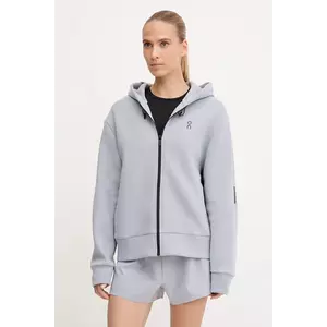 On bluză Focus Tech culoarea violet, cu glugă, uni, 1WF30370174 imagine