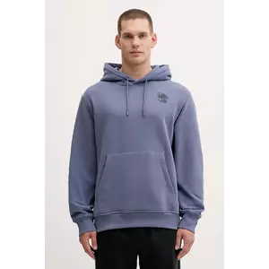 The North Face hanorac de bumbac Powder Days culoarea violet, cu glugă, cu imprimeu, NF0A8E4GBTR1 imagine