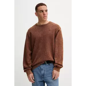 G-Star bluză 0 culoarea maro, uni, D27082.D575 imagine