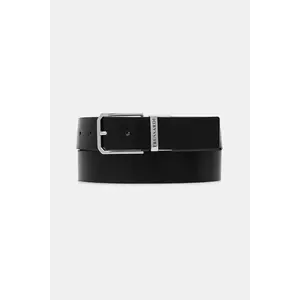 Trussardi curea de piele culoarea negru, B353B000009N imagine