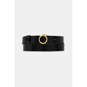 Trussardi curea de piele culoarea negru, B351B000003N imagine