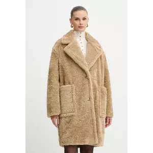 BOSS Orange palton culoarea bej, 50548583 imagine