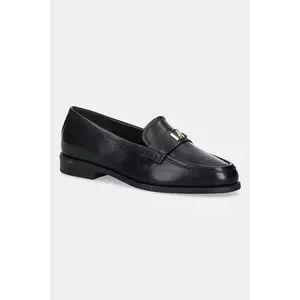 MICHAEL Michael Kors mocasini de piele Lex culoarea negru, cu toc plat, 40F5LXFP1L.001 imagine