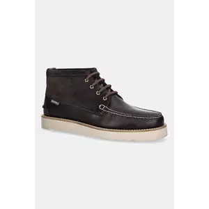 Barbour ghete de piele Hadston culoarea maro, MFO0822BR35 imagine