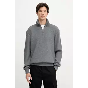 Paul&Shark pulover din amestec de lână culoarea gri, cu turtleneck, 15311168 imagine