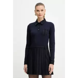 MAX&Co. rochie culoarea bleumarin, mini, drept, 2526226053200 imagine