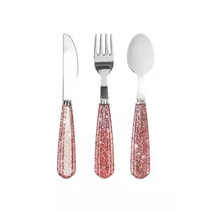 Konges Sløjd set de tacâmuri pentru copii SPARKLY CUTLERY 3-pack KS103984 imagine