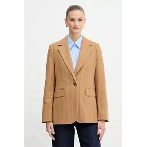 MAX&Co. sacou culoarea maro, un singur rand de nasturi, cu model, 2526046033200 imagine