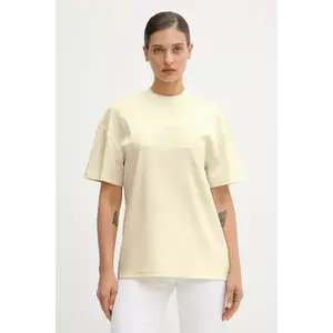 La Mania tricou din bumbac ALISA culoarea galben, ALISA imagine