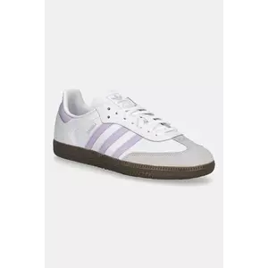 adidas Originals sneakers pentru copii SAMBA OG culoarea alb, JQ2842 imagine
