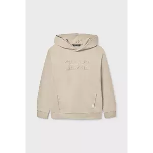 Mayoral bluză culoarea bej, cu glugă, 7401 imagine