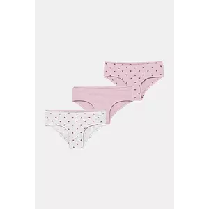 United Colors of Benetton chiloți copii 3-pack culoarea roz, 37CY0S02R imagine