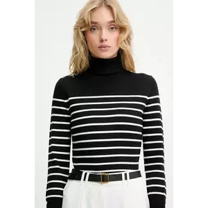 Answear.LAB pulover de cașmir culoarea negru, light, cu guler imagine