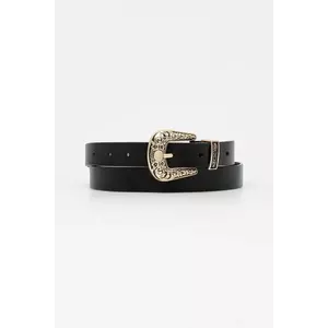 Answear.LAB curea de piele culoarea auriu imagine