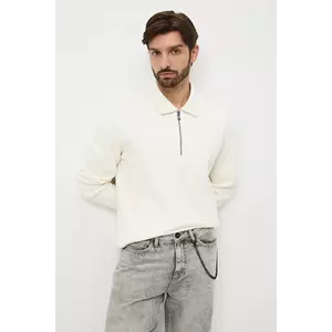 Medicine bluza culoarea bej imagine