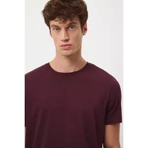 Medicine tricou din bumbac culoarea bordo, modelator imagine