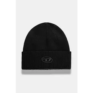 Diesel caciula de lana K-CODER-FULLY B culoarea negru, de lana, din tesatura neteda, A04092.0DAOB imagine