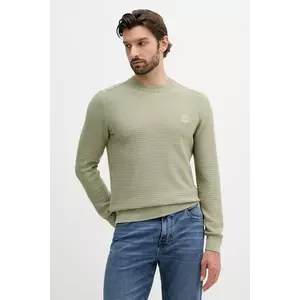 BOSS Orange pulover din amestec de cașmir culoarea negru, light, 50527584 imagine