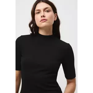 Medicine tricou culoarea negru, cu turtleneck imagine