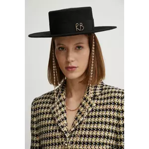 Ruslan Baginskiy palarie culoarea negru, CNT033-F-3CHA-9P-MRB imagine