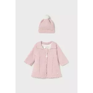 Mayoral Newborn haină de copil culoarea roz, 2412 imagine