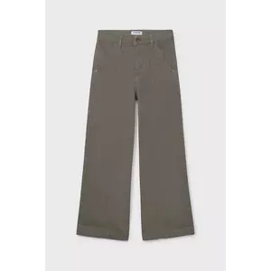 Mayoral pantaloni copii wide leg culoarea verde, 7580 imagine