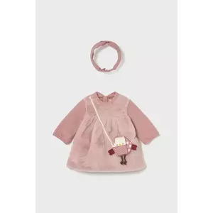 Mayoral Newborn rochie bebe culoarea roz, mini, evazați, 2823 imagine