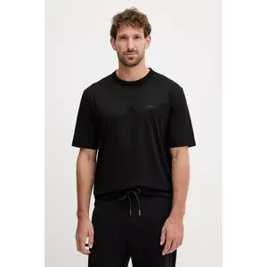 BOSS tricou din bumbac culoarea negru, melanj, 50546404 imagine