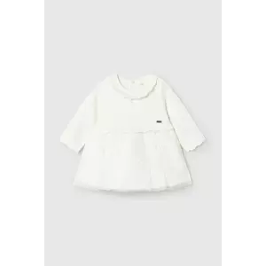 Mayoral Newborn rochie bebe culoarea bej, mini, evazați, 2815 imagine