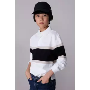 Mayoral longsleeve copii culoarea bej, cu imprimeu, 7104 imagine