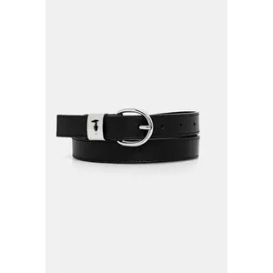 Trussardi curea de piele culoarea negru, B344B000005N imagine