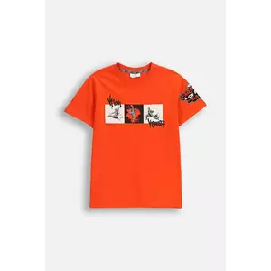 Coccodrillo tricou de bumbac pentru copii culoarea rosu, cu imprimeu, SPORTS BOY JUNIOR imagine