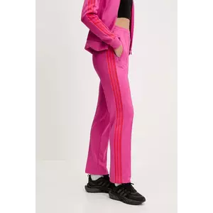 adidas Originals pantaloni de trening GRFX Trackpants culoarea roz, cu imprimeu, JW6060 imagine
