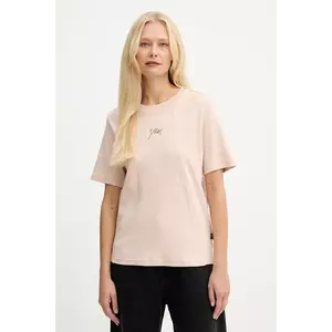 G-Star tricou din bumbac culoarea portocaliu, D26907.D976 imagine