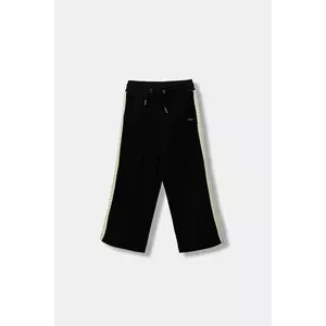 BOSS pantaloni de trening pentru copii culoarea negru, cu imprimeu, J52415 imagine