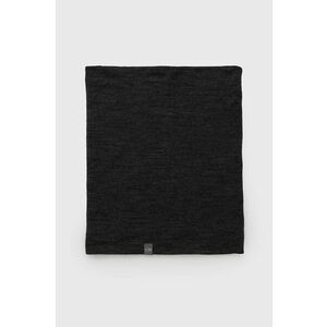 Icebreaker Fular de lână culoarea gri, material neted imagine