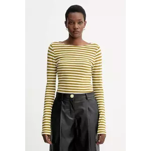 Marc O'Polo longsleeve din bumbac culoarea verde, M09219652597 imagine