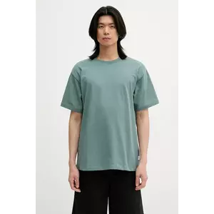 Norse Projects tricou din bumbac Norse Standard Heavy Loose T-shirt culoarea verde, uni, N01.0679.7157 imagine