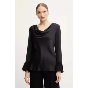 Joseph Ribkoff bluză culoarea negru, cu imprimeu, 254020 imagine