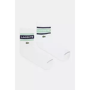 Lacoste șosete 2-pack culoarea alb, RA9304 imagine