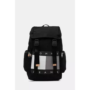 Tommy Jeans rucsac culoarea negru, mare, uni, AM0AM13731 imagine