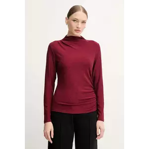 Joseph Ribkoff bluză culoarea bordo, uni, 254162 imagine