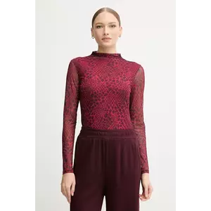 Marc Aurel longsleeve culoarea roșu, cu turtleneck, 7696-7001-73891 imagine